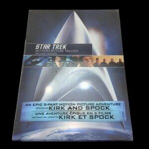Star Trek Motion Picture Trilogy DVDs Kirk Spock SEALED Special Features Khan